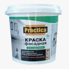 Краска фасадная супербелая 7кг PRACTICA