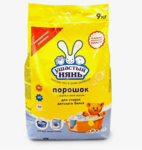 Порошок для стирки Ушастый нянь 9кг Универсальный