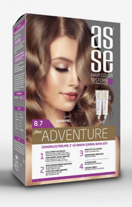 ASSE 8.7 краска для волос caramel set карамельный набор 50+50мл *24