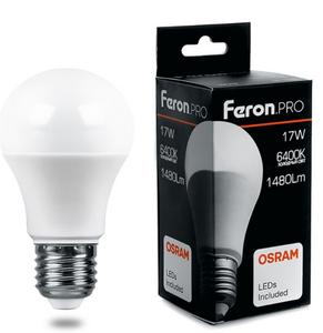 Лампа светодиодная Feron.PRO LB-1017 Шар E27 17W 175-265V 6400K