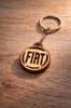 Брелок деревянный для авто FIAT