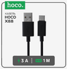 Дата-кабель USB - Type-C Hoco X88 1 м черный