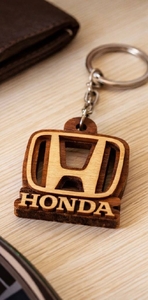 Брелок деревянный для авто HONDA