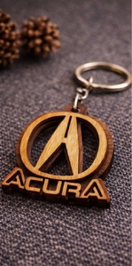 Брелок деревянный для авто ACURA