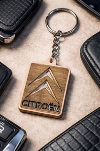 Брелок деревянный для авто CITROEN