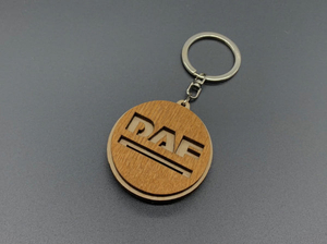 Брелок деревянный для авто DAF