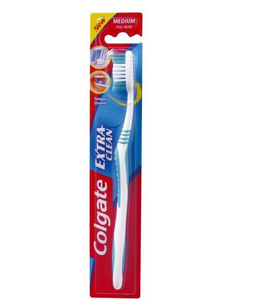 Зубная щетка COLGATE "Extra clean" Плюс Средней Жесткости 1/72