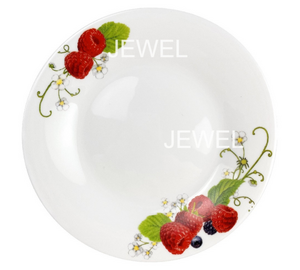 Тарелка обеденная JEWEL Ягодка 23,2 см(стеклокерамика) 1/6