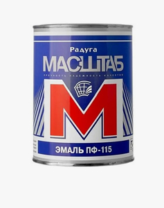 Эмаль ПФ-115 Масштаб глянцевая  салатная 0,8кг 6шт/уп