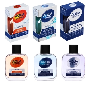 Лосьон после бритья AQUA DI MARE, Cool/Active/Breeze, 100 мл