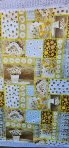 Клеенка на ПВХ основе 140х180см 10шт в рулоне с обшитыми краями Nice Table Cloth №6, 5233А