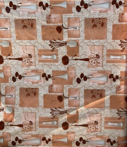 Клеенка на ПВХ основе 137х30м рулон Nice Table Cloth №15, WF-6361D