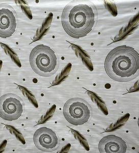 Клеенка на ПВХ основе 137х30м рулон Nice Table Cloth 6549A