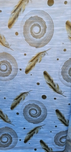 Клеенка на ПВХ основе 137х30м рулон Nice Table Cloth WF-6549B