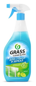 Чистящий спрей GRASS Clean Glass Голубая лагуна для стекол и зеркал 600мл 1/8
