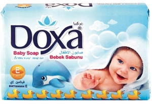 Мыло детское DOXA 90 гр в бумажной упаковке Турция 6/72