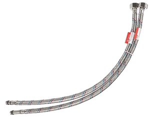 Подводка гибкая для смесителя Г1/2", М10, 50см, пара, FRESSO