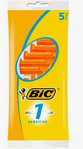 Бритвенный станок Bic 1 Sensitive, в упаковке 5 штук