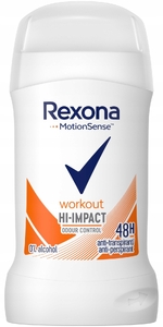 Дезодорант Женский РЕКСОНА Карандаш 40гр. Workout Hi-Impact 1/6