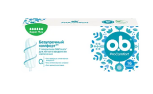 Тампоны o.b. ProComfort супер плюс 16 шт