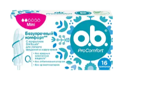Тампоны o.b. ProComfort мини 16 шт