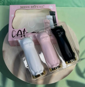 Блеск для губ CAT Miss ROYAL Набор 3в1