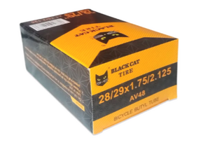 Камера BLACK CAT TIRE 28*1.75/2.125 AV48 АНТИПРОКОЛЬНАЯ