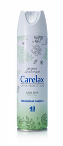 Дезодорант-Антиперспирант Женский Carelax Спрей 150мл Алоэ Вера