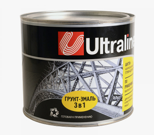 Грунт-эмаль 3в1 ULTRA LINES глянцевая красно-коричневая 2,6к 6шт/упг