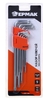 Набор ключей TORX-профиль 9 пр., T10 - T50, длина 95 - 220мм ЕРМАК