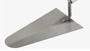 Мастерок бетонщика закругленный наржавеющая сталь 160*101 мм